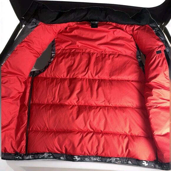 The North Face 550 Mens Goose Down Puffer Camo Wool Exterior Vest Size Large - Picture 2 of 10